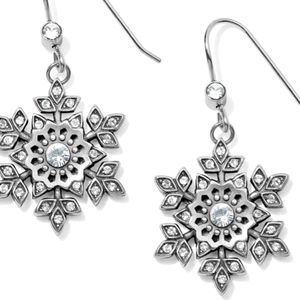 Brighton Glint Snowflake Earrings